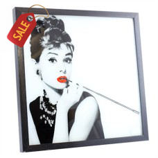 Audrey Hepburn LED Wall Art Picture Frame